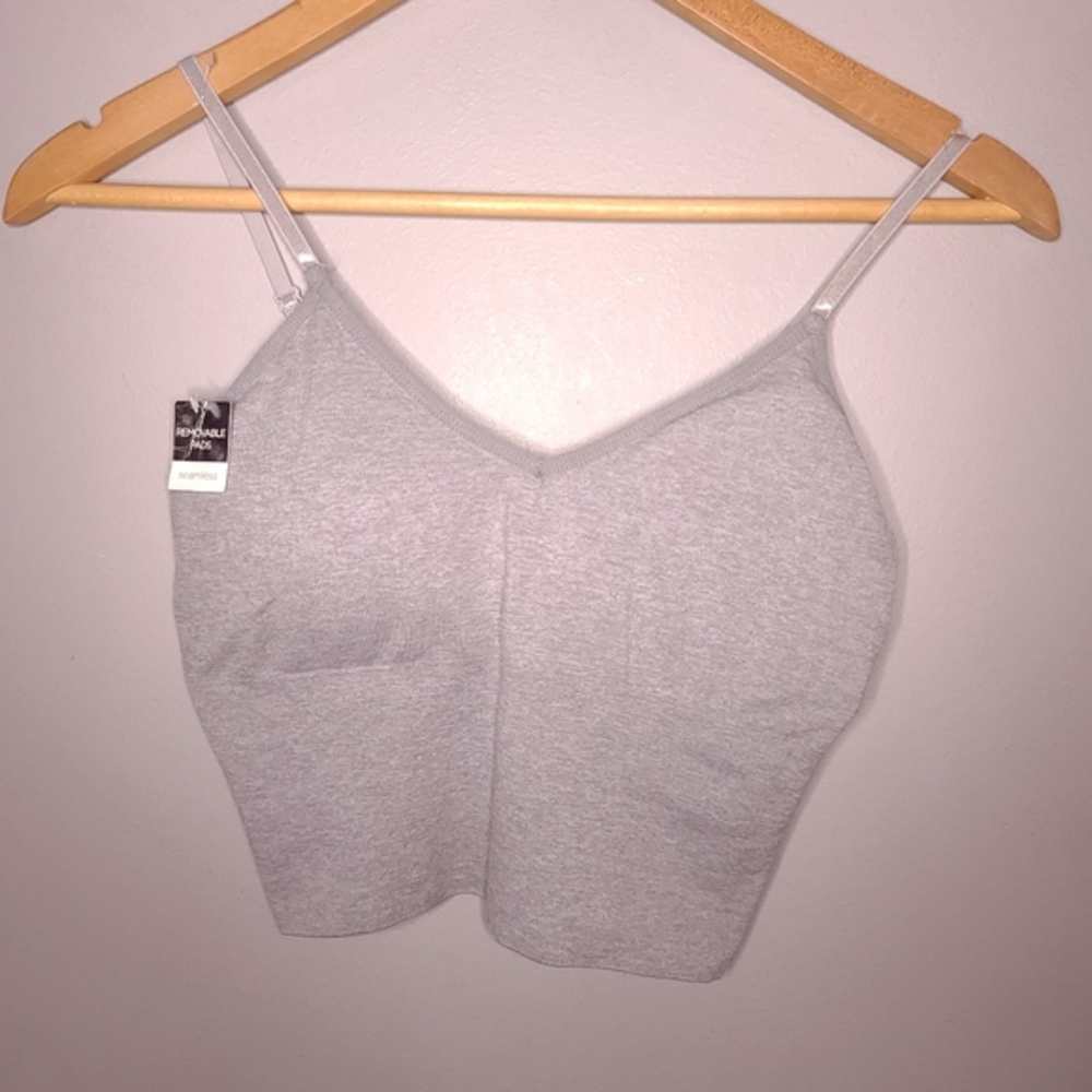 Grey cami bra large nwt